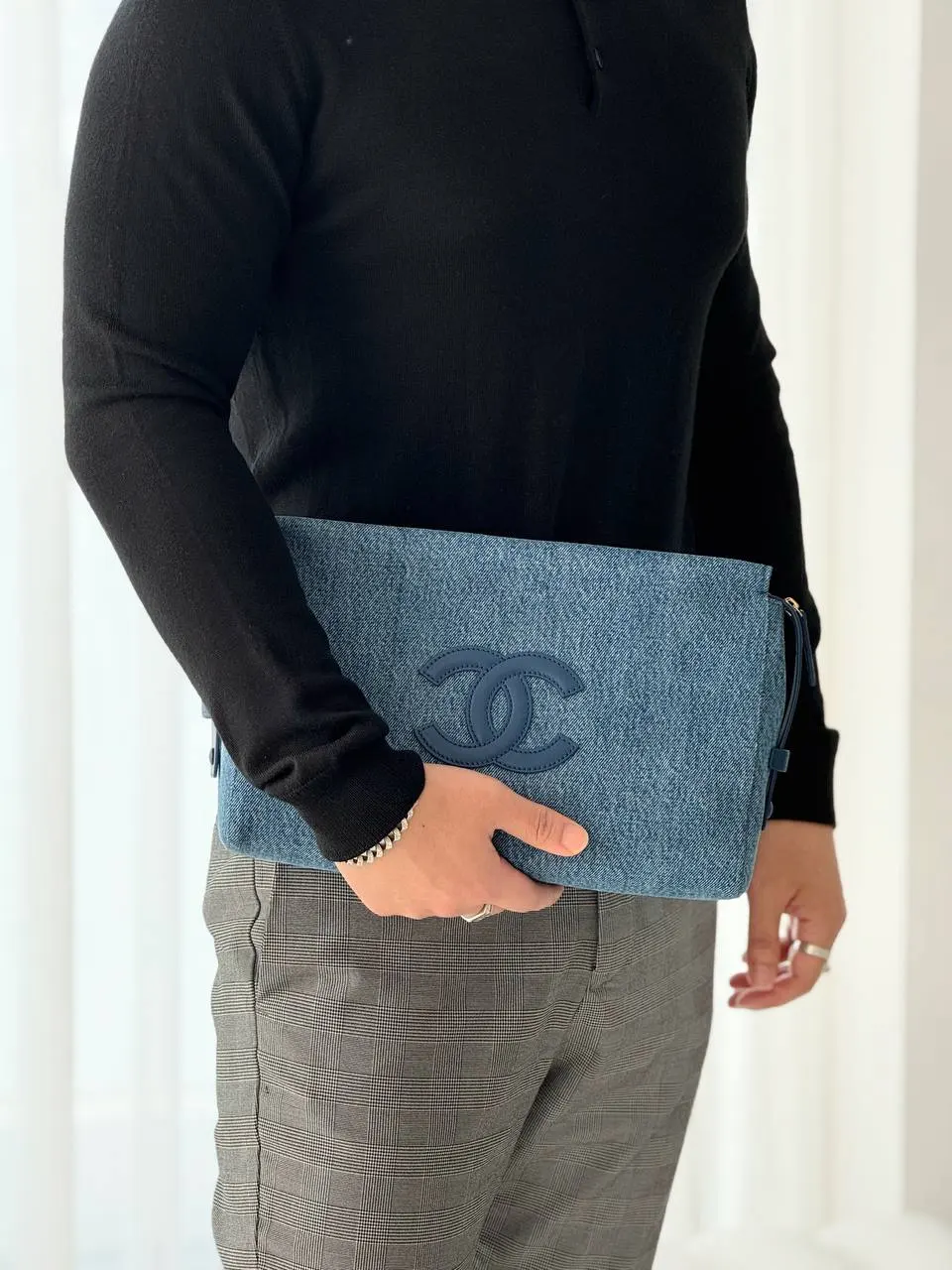 CHANEL Chanel Metiers d'Art 2026 Clutch Denim