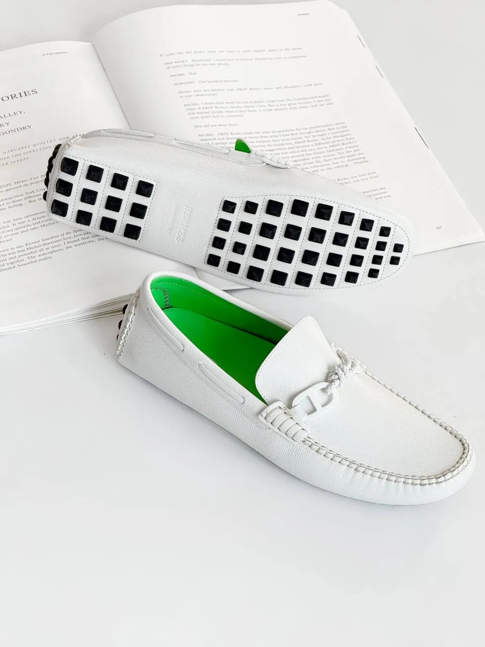 Hermes Alessandro Loafer Blanc / White - photo 3