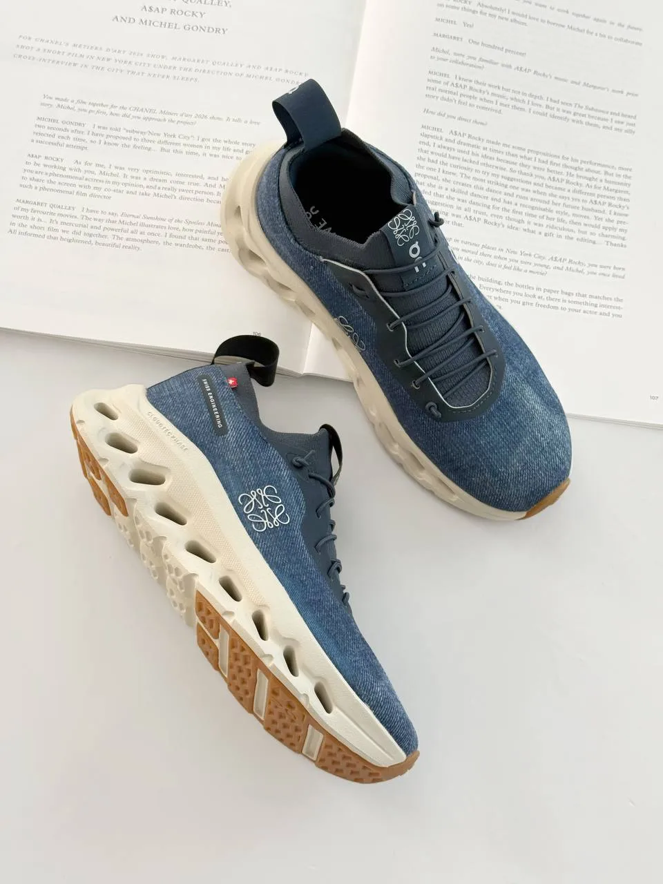 LOEWE Loewe x On Cloudtilt Sneakers Woman Denim Blue