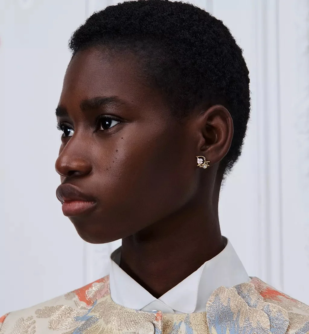 Dior Precious Clover Stud Earrings Gold - photo 5