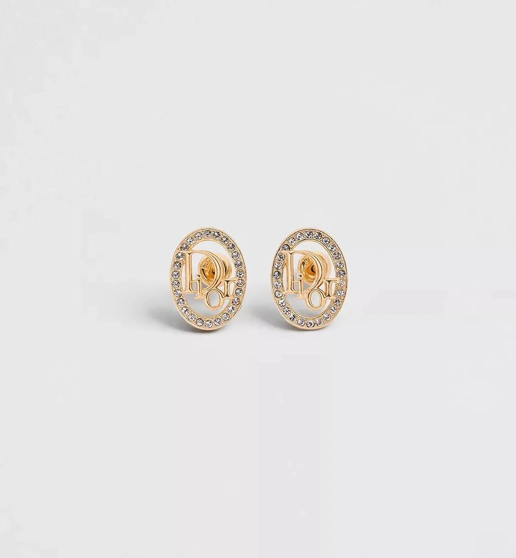 Dior Oblique Earrings Gold - photo 3