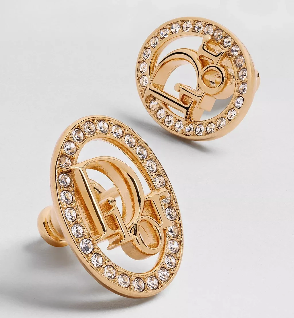 Dior Oblique Earrings Gold - photo 4