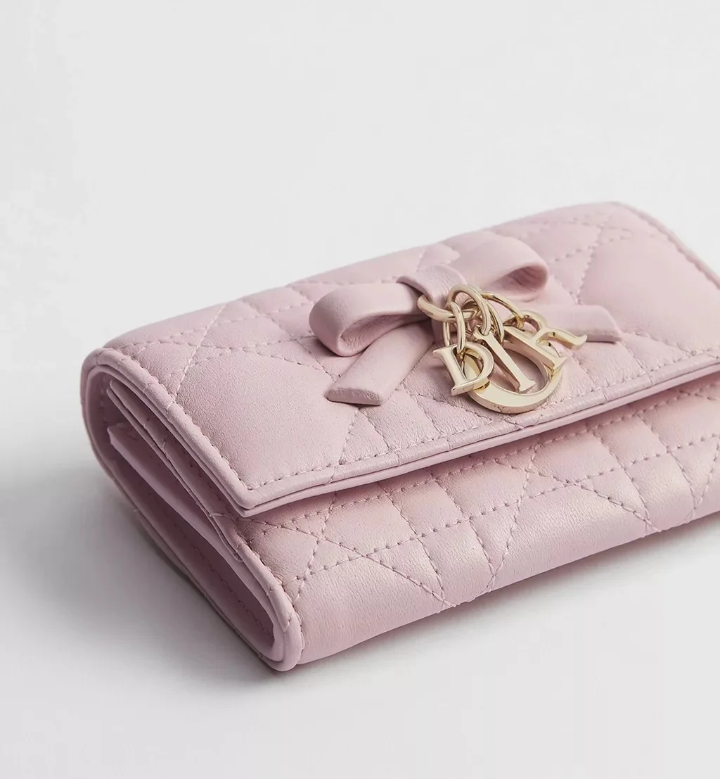 Dior Lady Dior Glycine Wallet Rose Tendre Cannage - photo 5