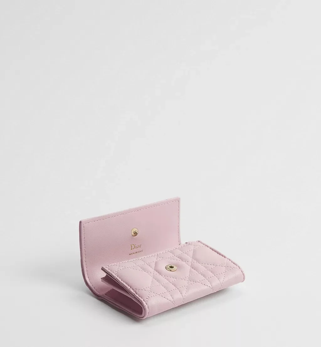Dior Lady Dior Glycine Wallet Rose Tendre Cannage - photo 6