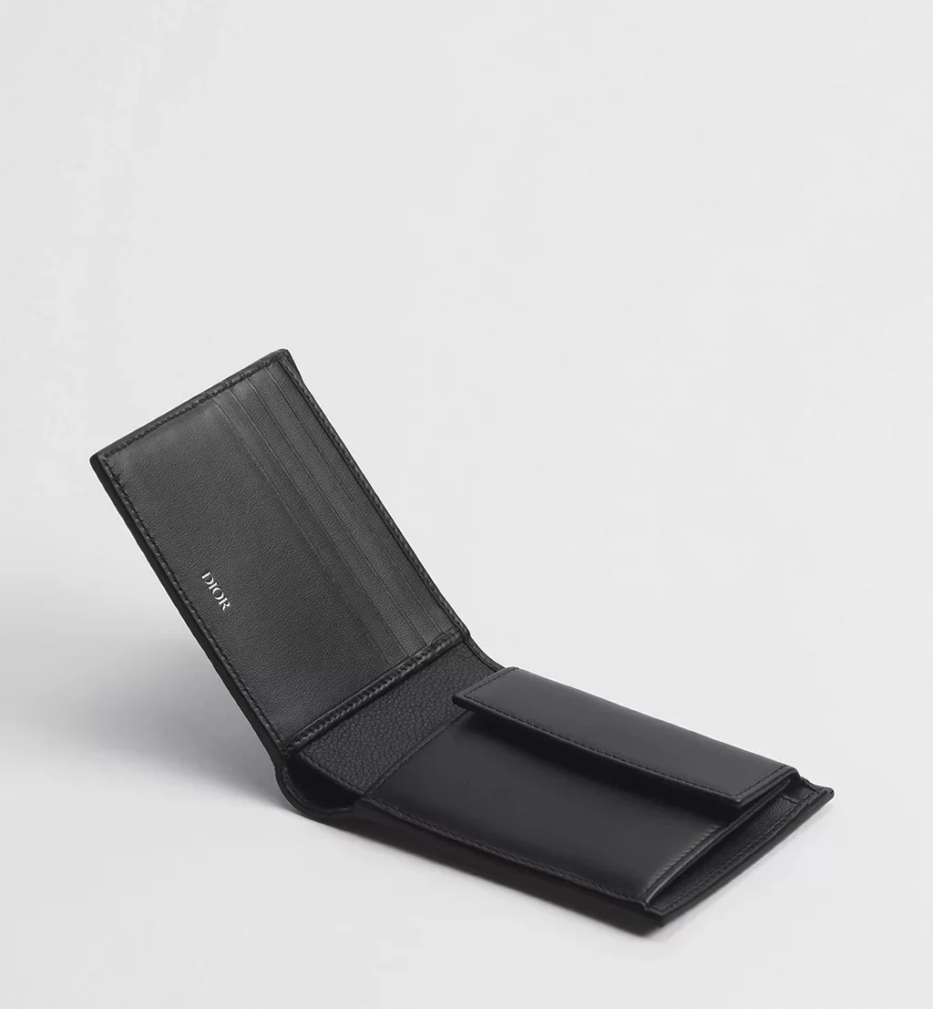 Dior Men Bifold Wallet Black Dior Gravity Leather - photo 7