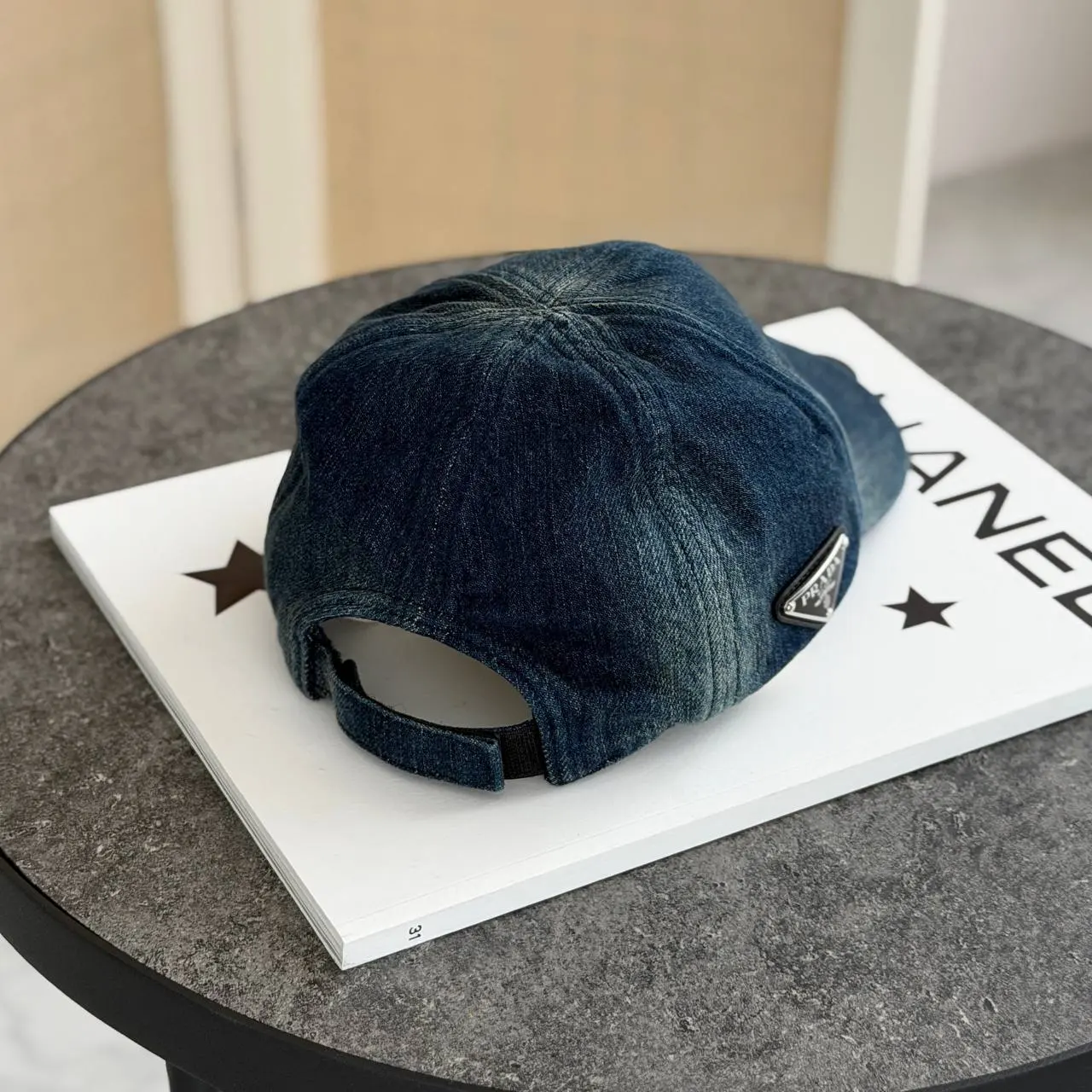 Prada Prada Cap Denim Blue