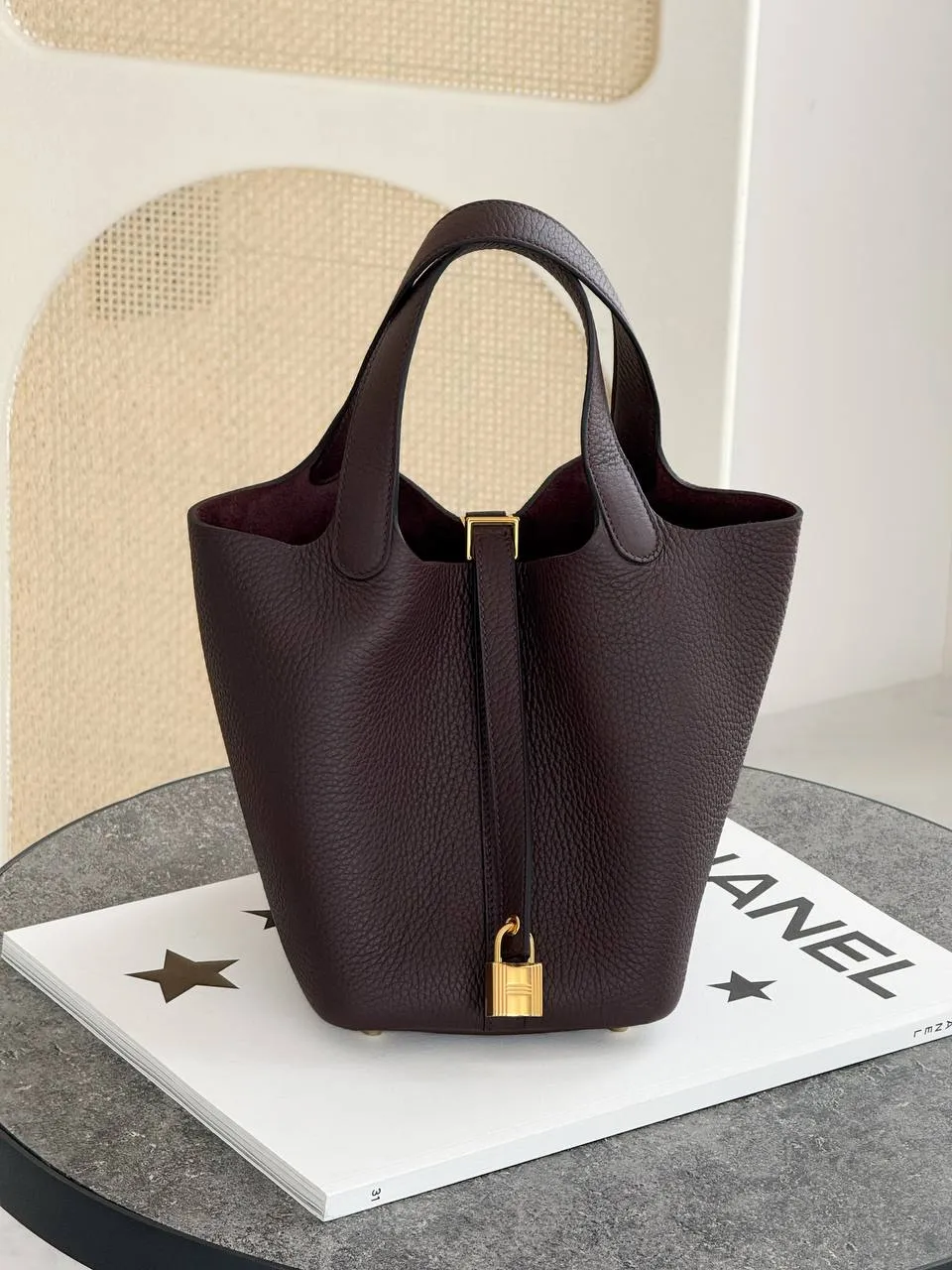 Hermes Hermes Picotin 18 / Pico18 Rouge Sellier GHW