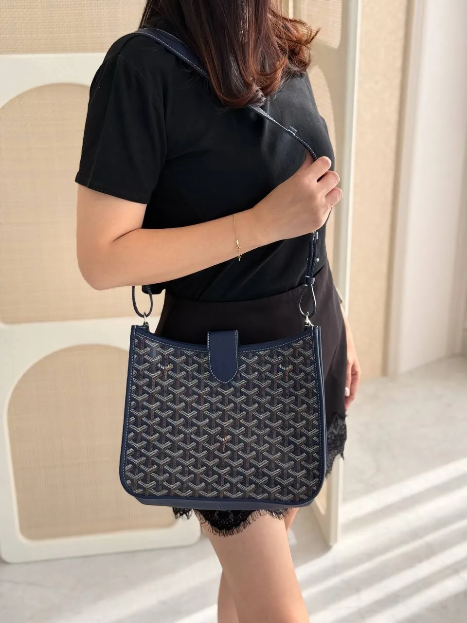 GOYARD Goyard Musette Bag Navy