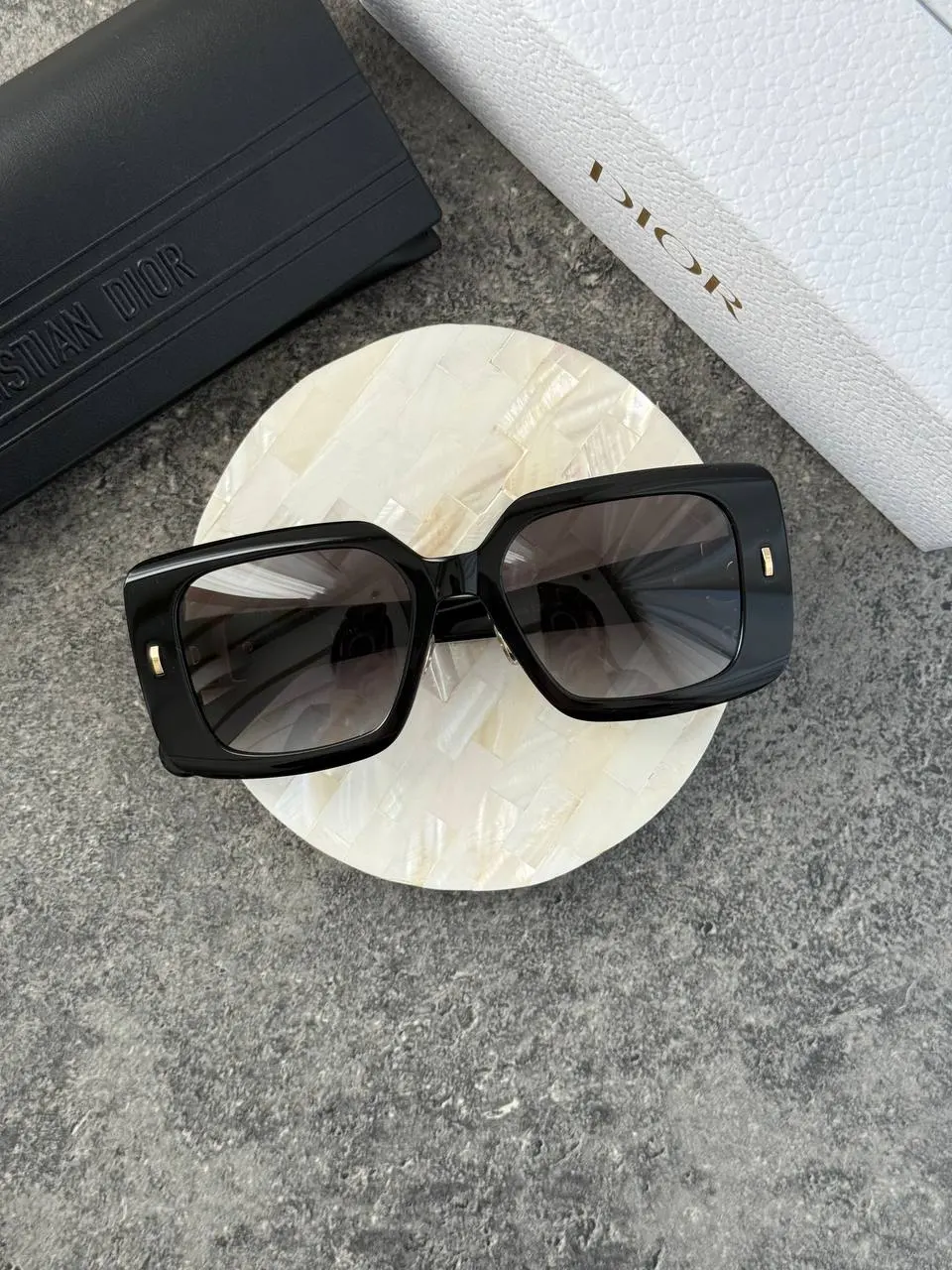 Dior Initials S2F Black Square Sunglasses - photo 3