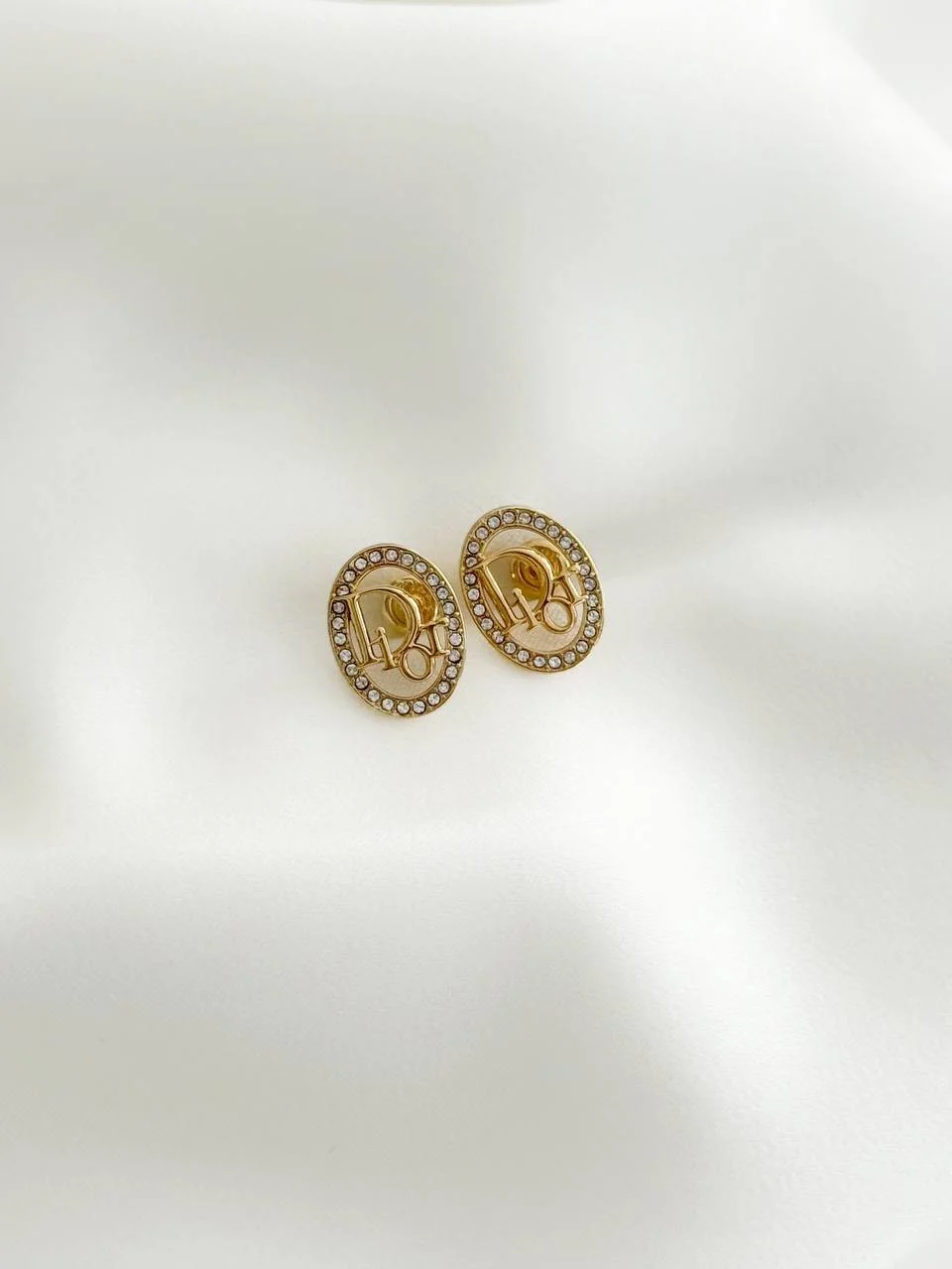 DIOR Dior Oblique Earrings Gold