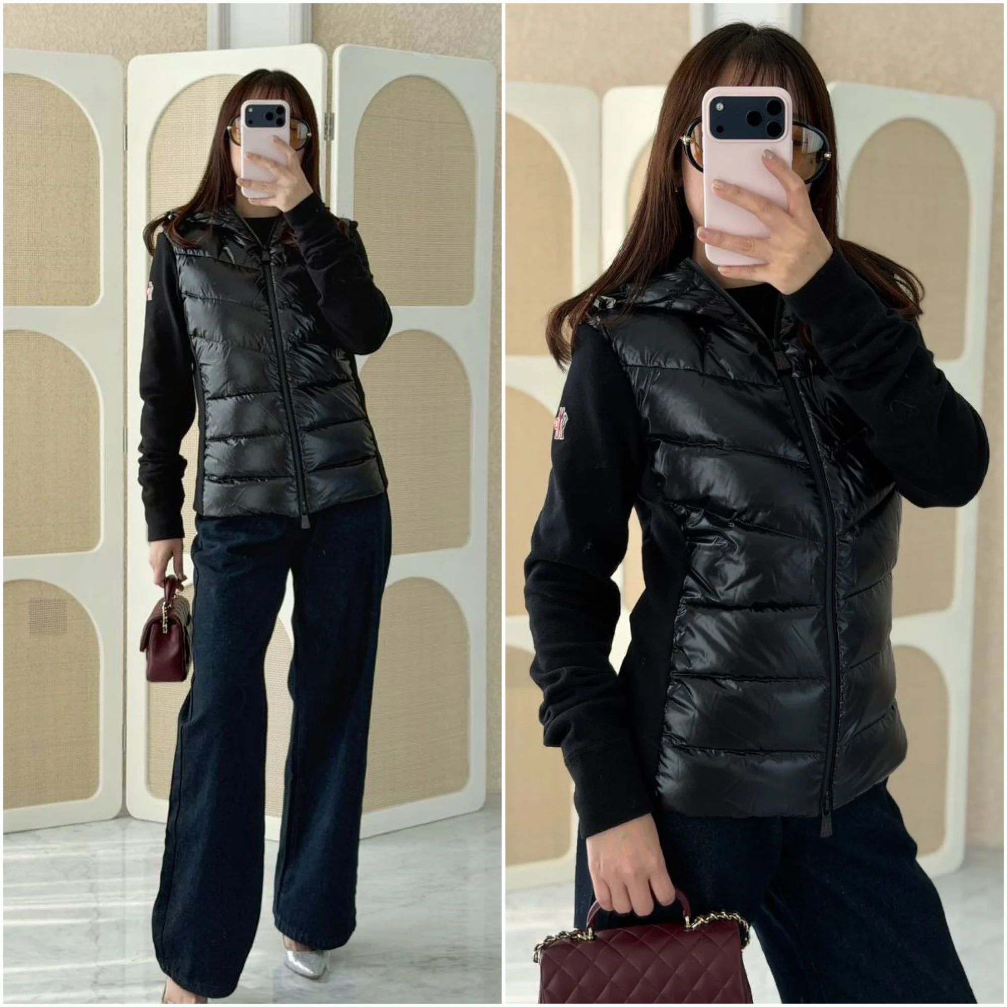 Moncler Moncler Grenoble Padded Fleece Zip-Up Hoodie