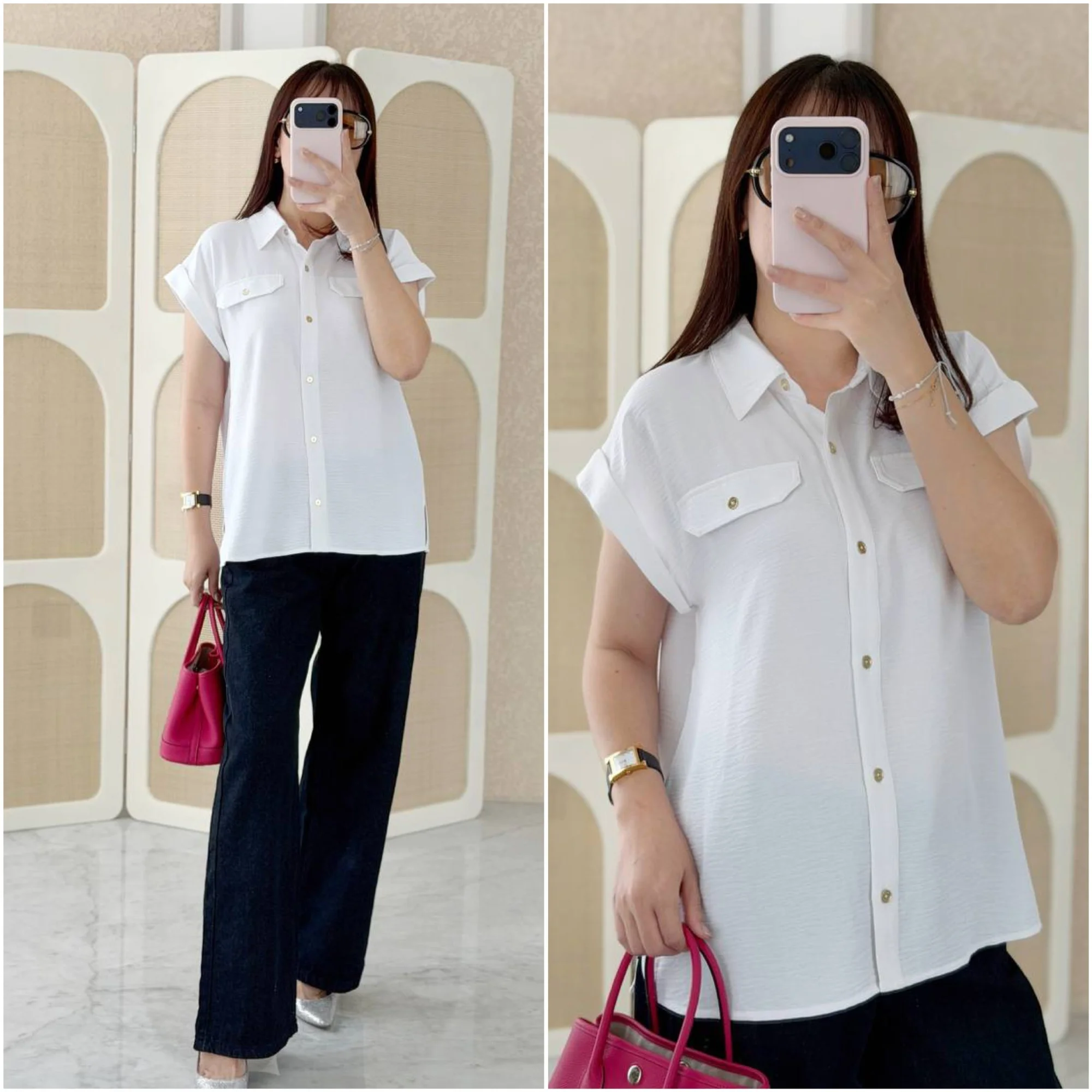 Michael Kors Michael Kors Dolman Shirt White