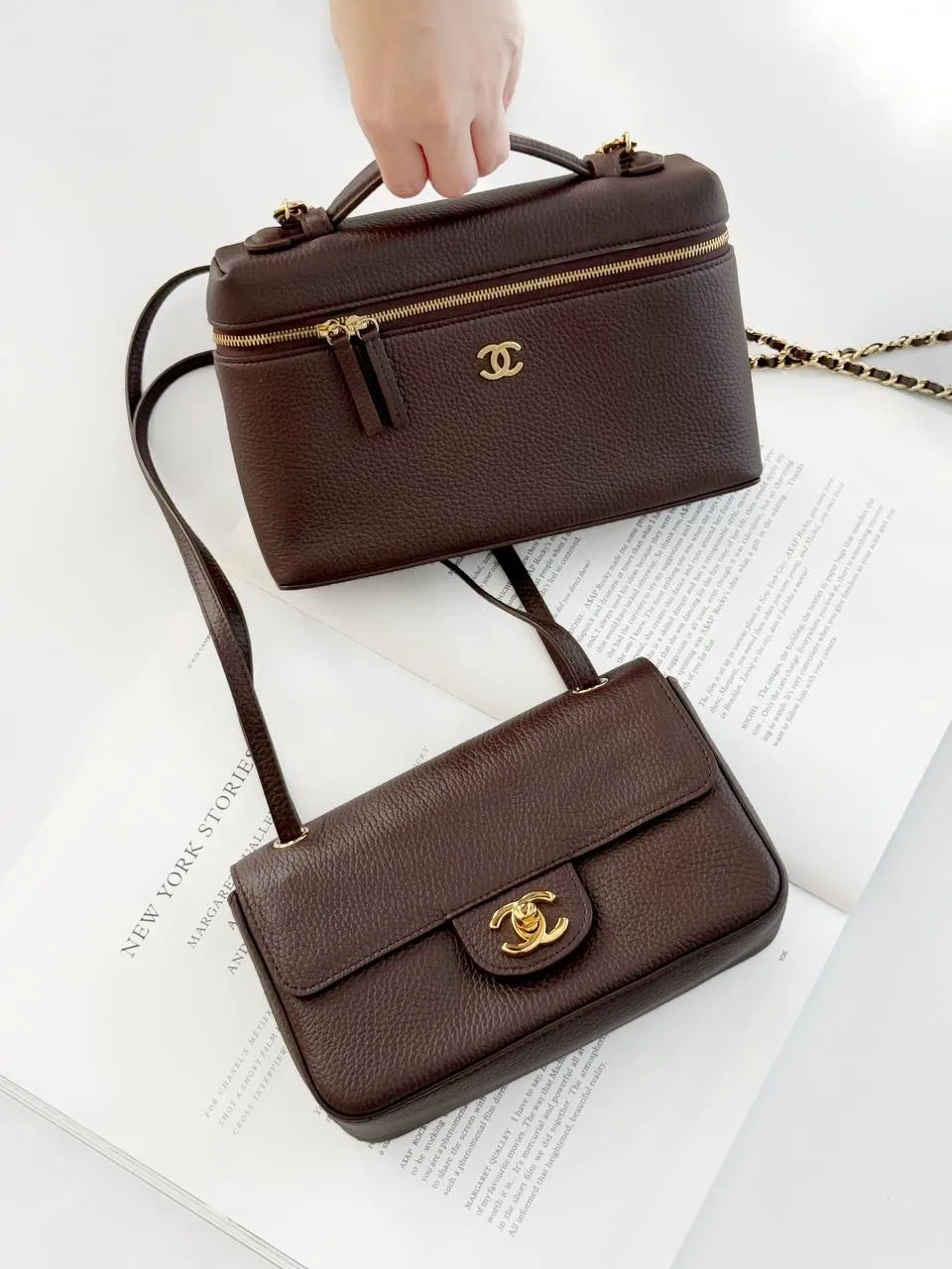 Chanel Classic Flap Mini Leather Brown GHW - photo 4
