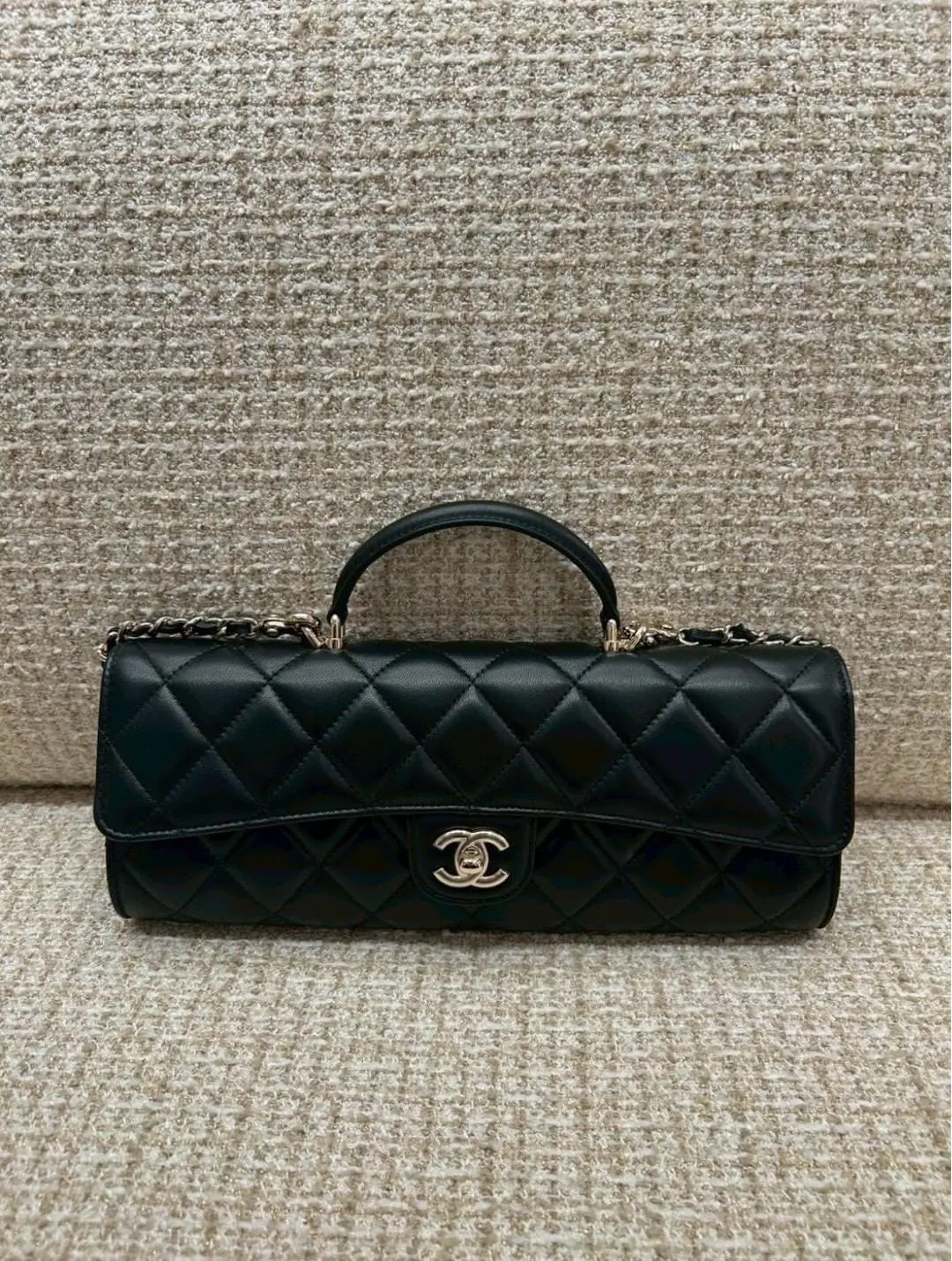 CHANEL Chanel Clutch With Chain Black GHW
