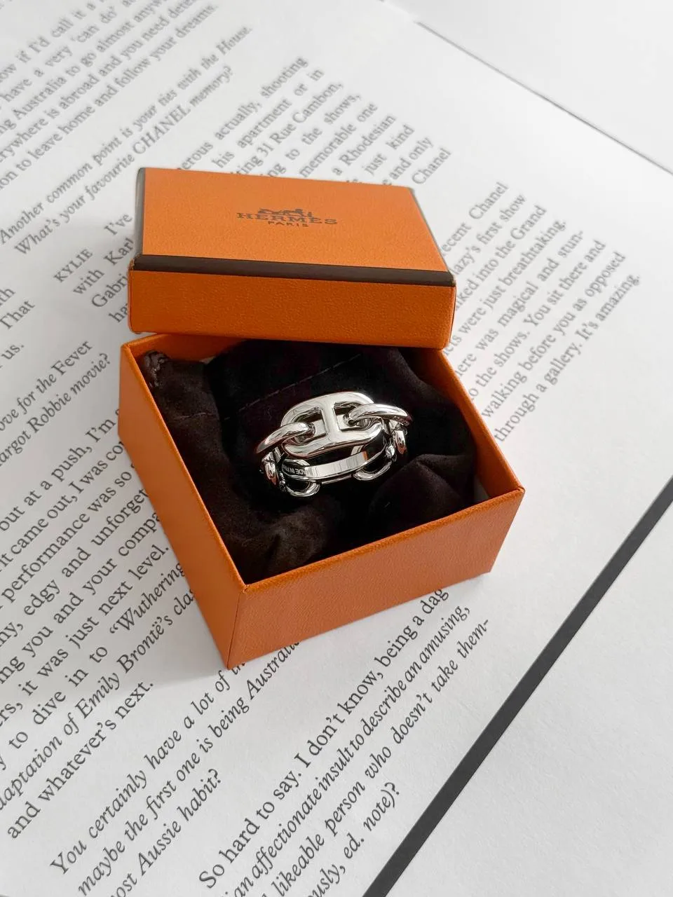Hermes Hermes Scarf Ring Regate
