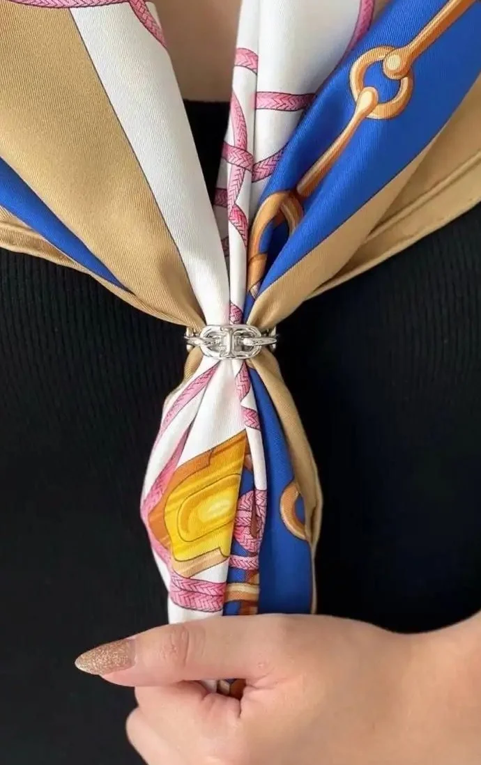 Hermes Hermes Scarf Ring Regate