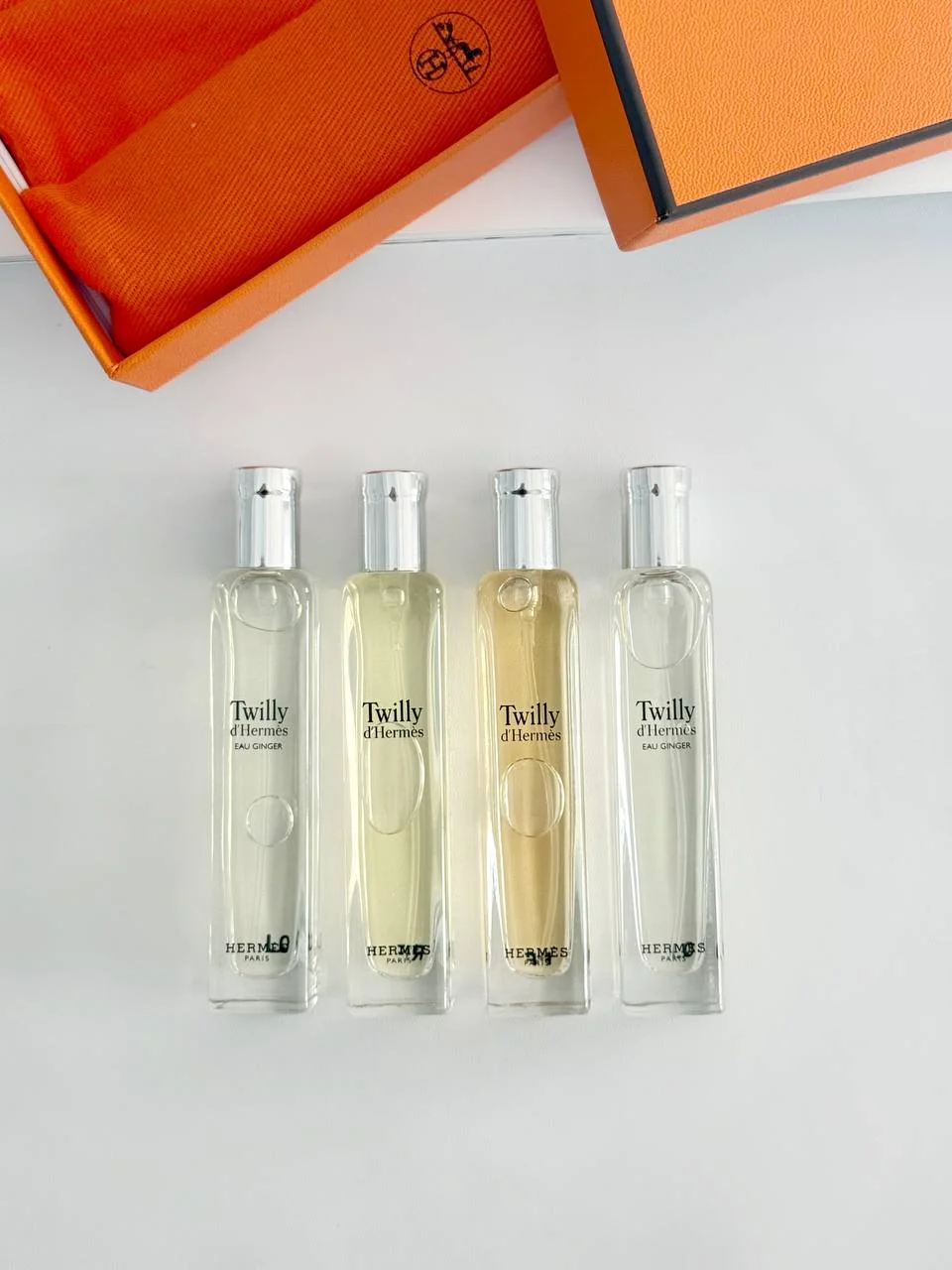 Hermes Travel Set Parfume 4 x 15 ml - Twilly d’hermes, Twilly d’hermes, Twilly d’hermes Eau Ginger,Twilly d’hermes Eau Ginger 