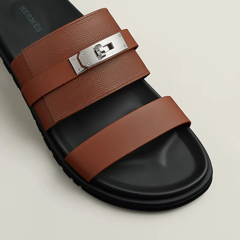 Hermes Hermes Jackson Sandal Epsom Gold