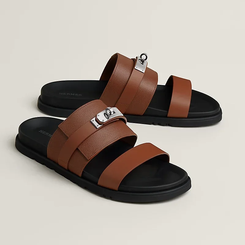 Hermes Jackson Sandal Epsom Gold - photo 2