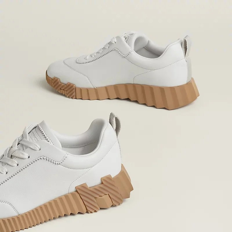 Hermes Bouncing Sneaker Leather Blanc White - photo 5