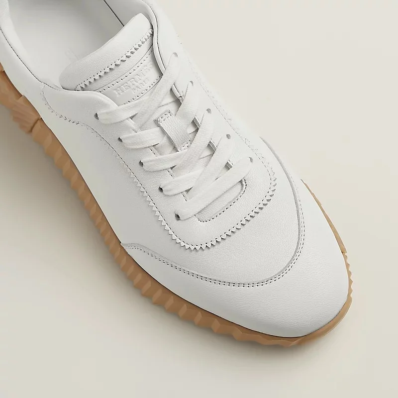 Hermes Bouncing Sneaker Leather Blanc White - photo 6
