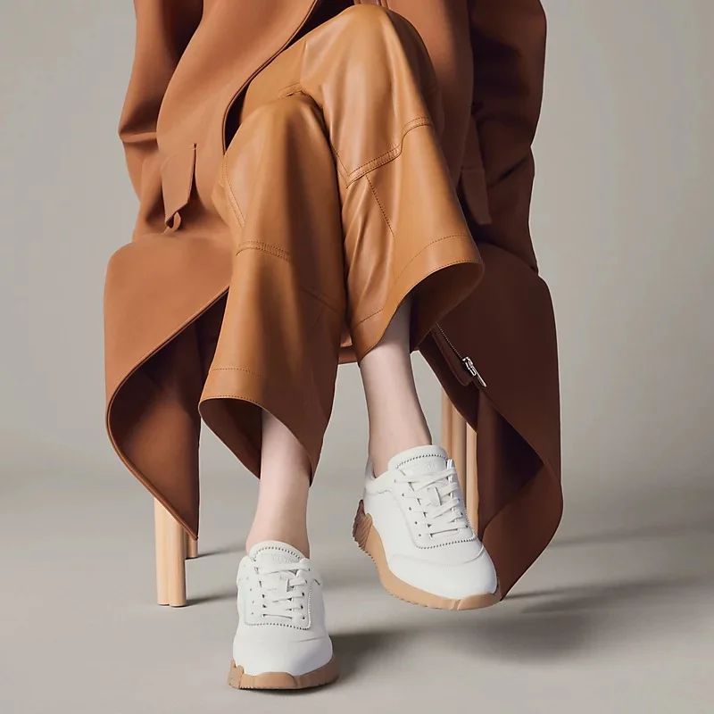 Hermes Bouncing Sneaker Leather Blanc White - photo 7
