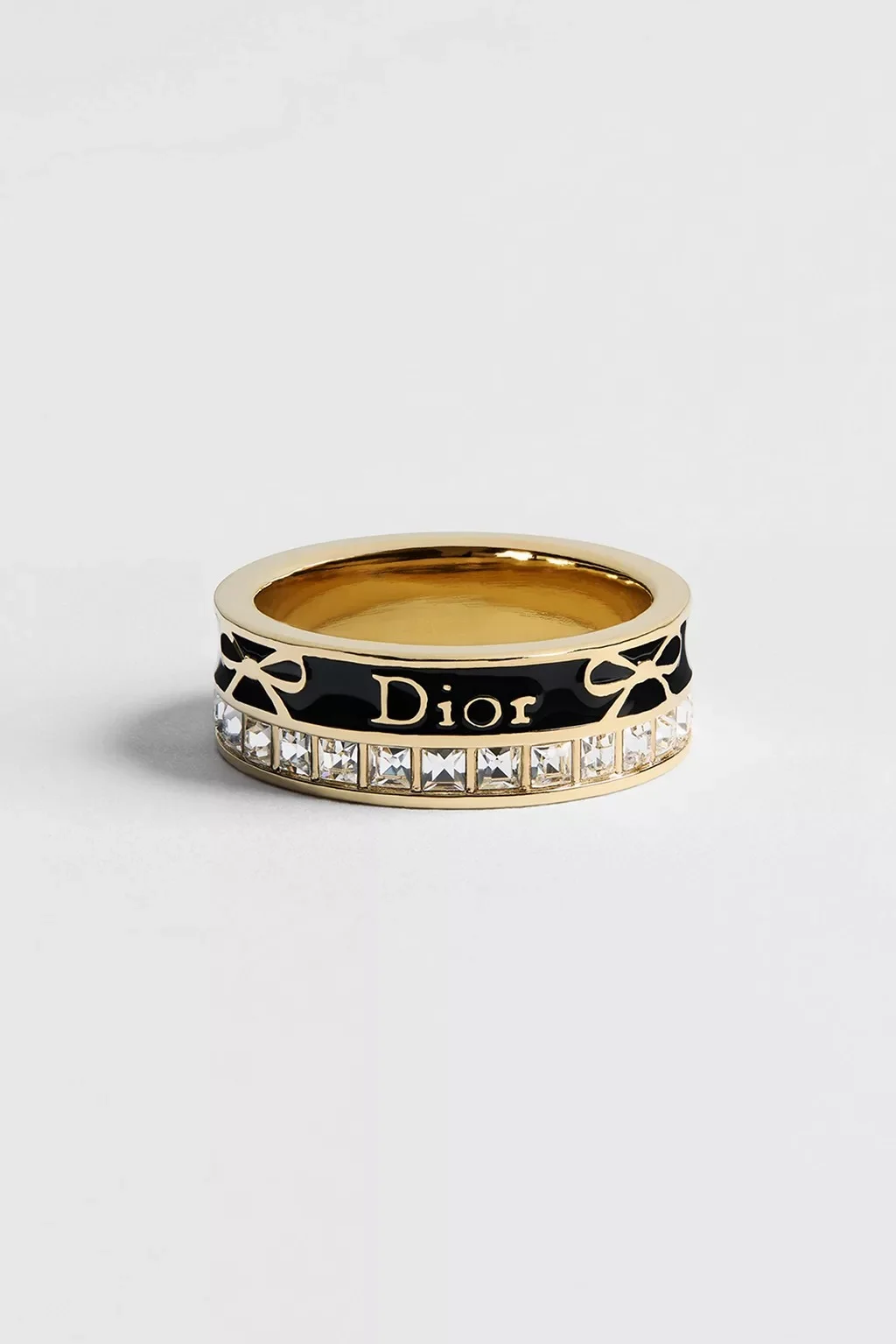 Dior Night Code Ring Gold Finish Metal, Crystals and Black Lacquer - photo 4