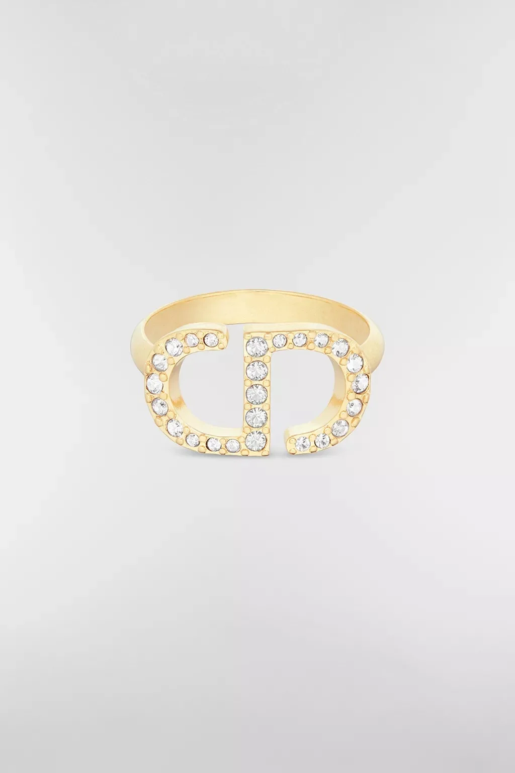 Dior Petit CD Ring Metal & Crystal GHW - photo 4