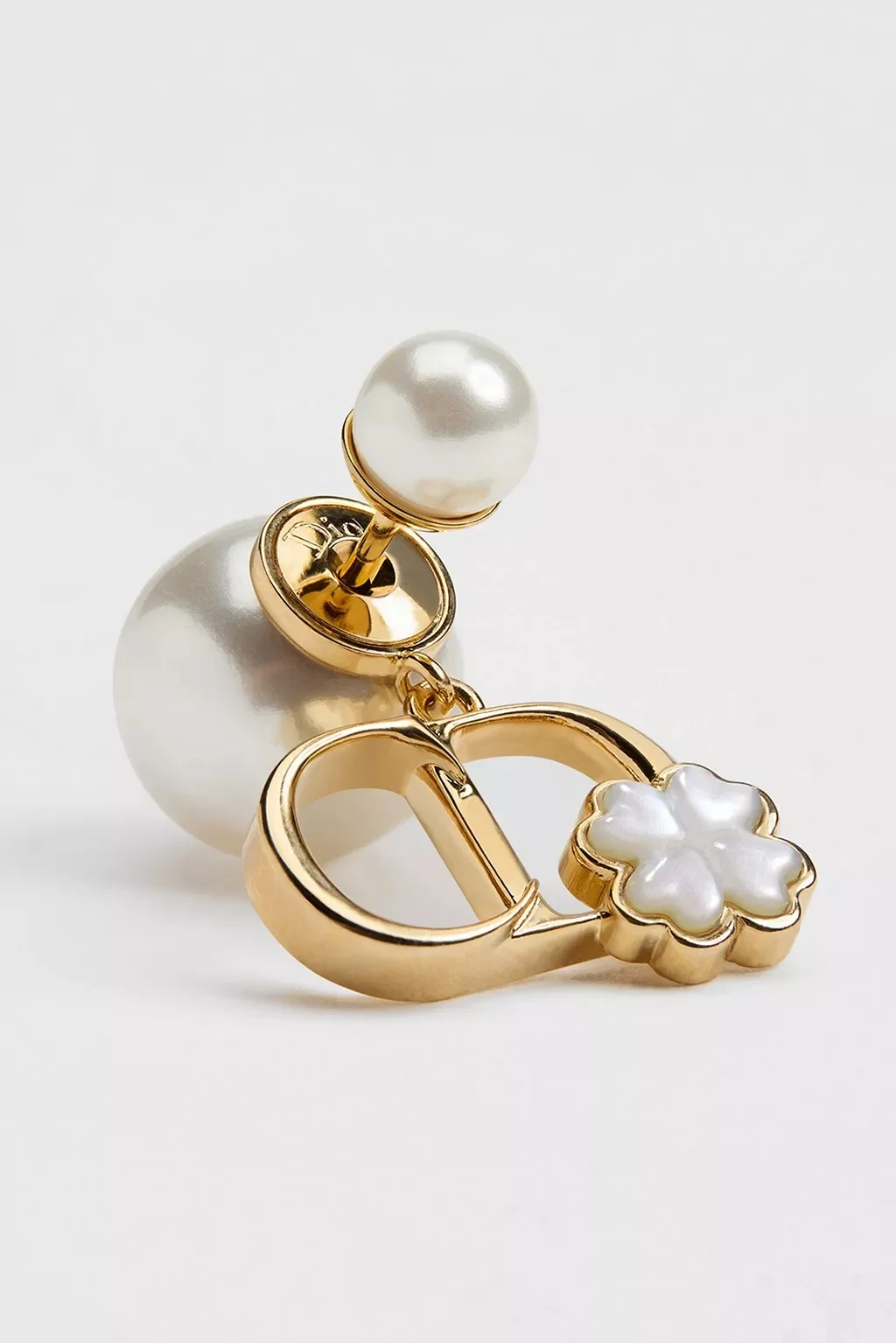 DIOR Tribales Earrings Gold Metal  Mother of Pearl - photo 5