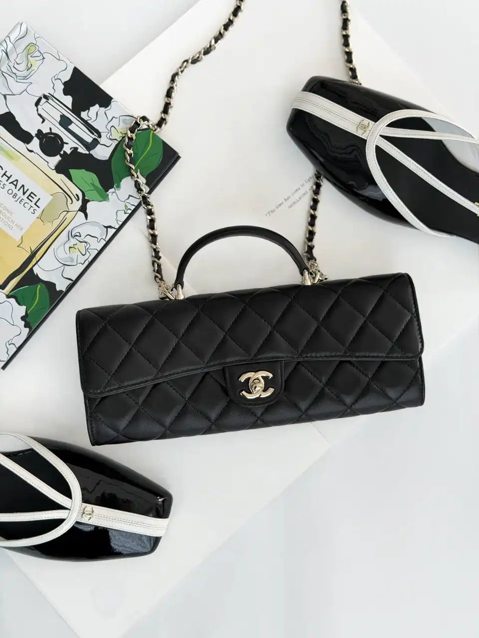 Chanel Clutch With Chain Black GHW - photo 2