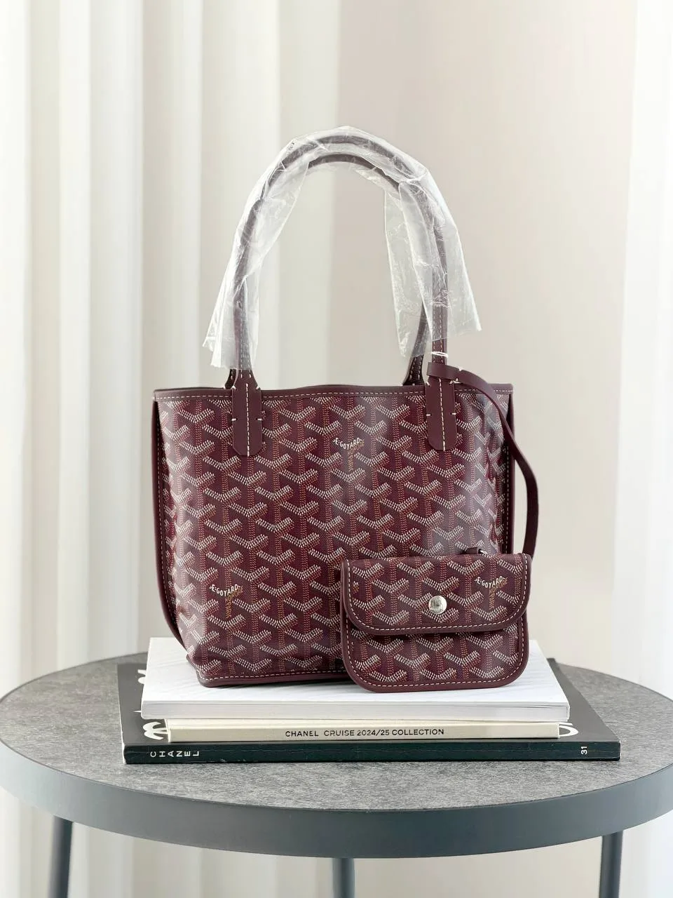 Goyard Mini Anjou Bag - Maroon