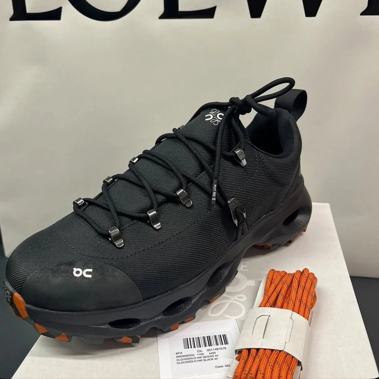 Loewe X on Cloudsolo Hiker Sneaker Men Black - photo 5