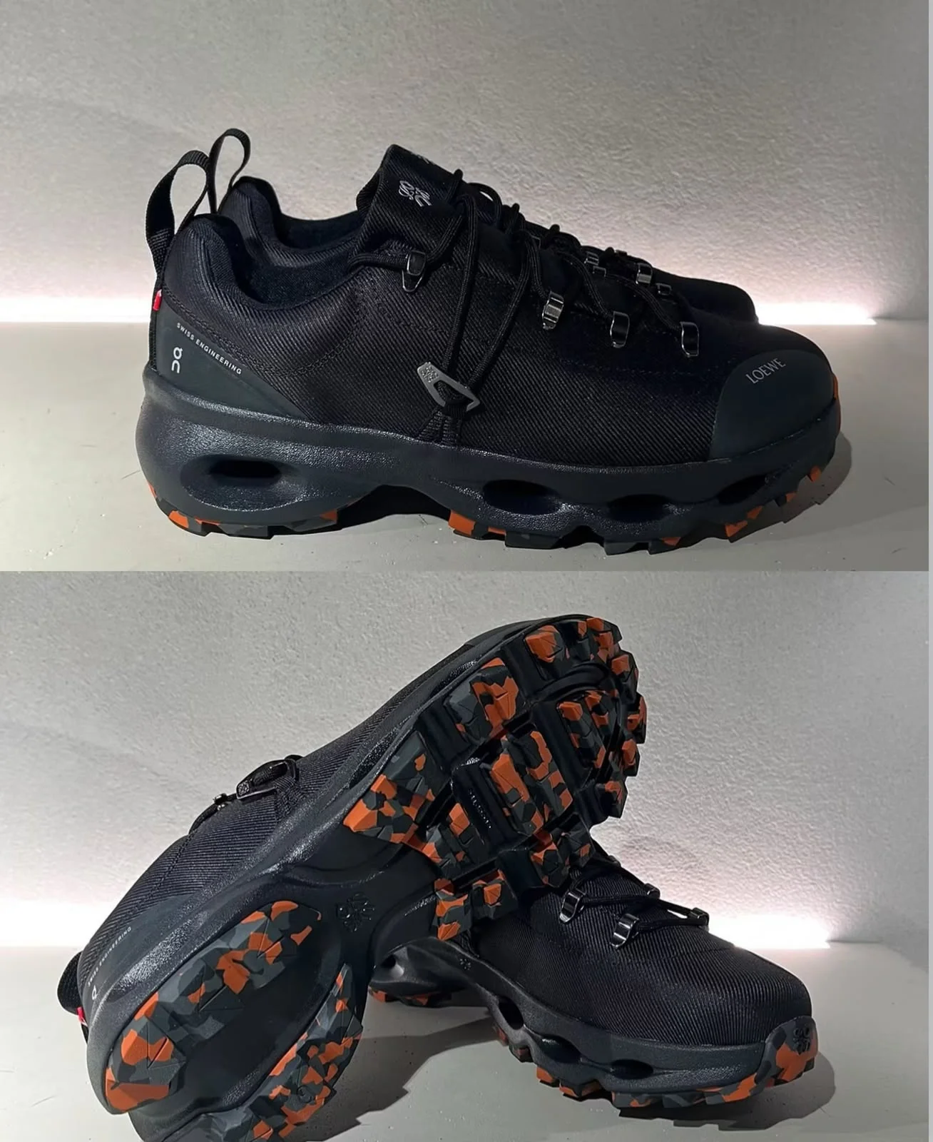 Loewe X on Cloudsolo Hiker Sneaker Men Black - photo 4
