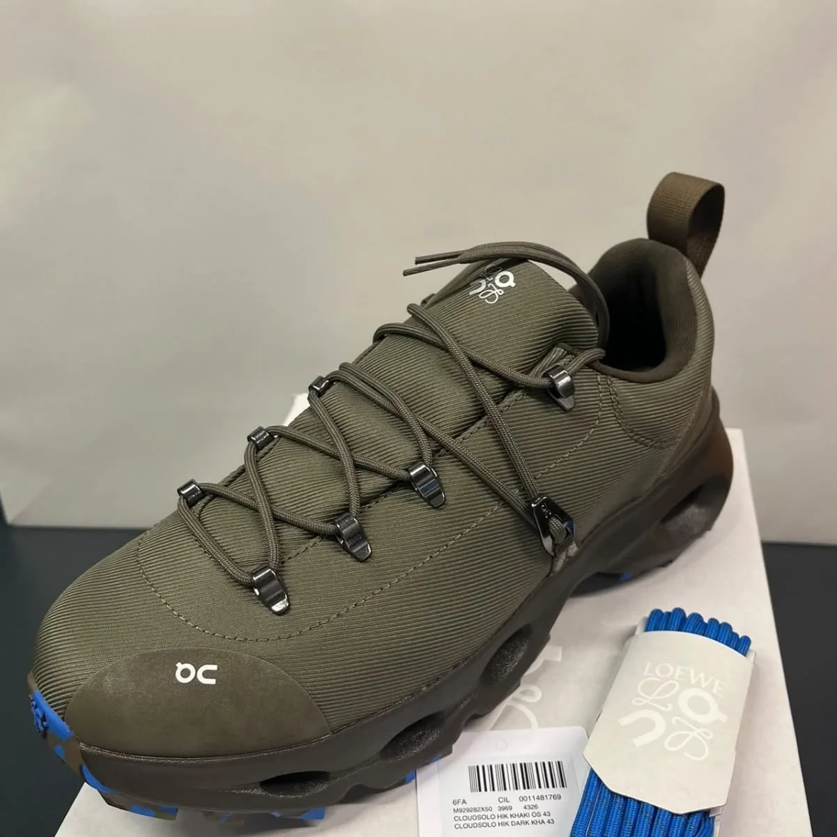 Loewe X on Cloudsolo Hiker Sneaker Women Dark Khaki - photo 2