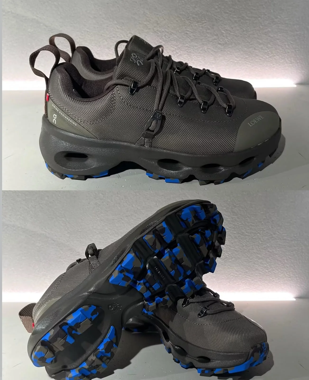 Loewe X on Cloudsolo Hiker Sneaker Women Dark Khaki - photo 3