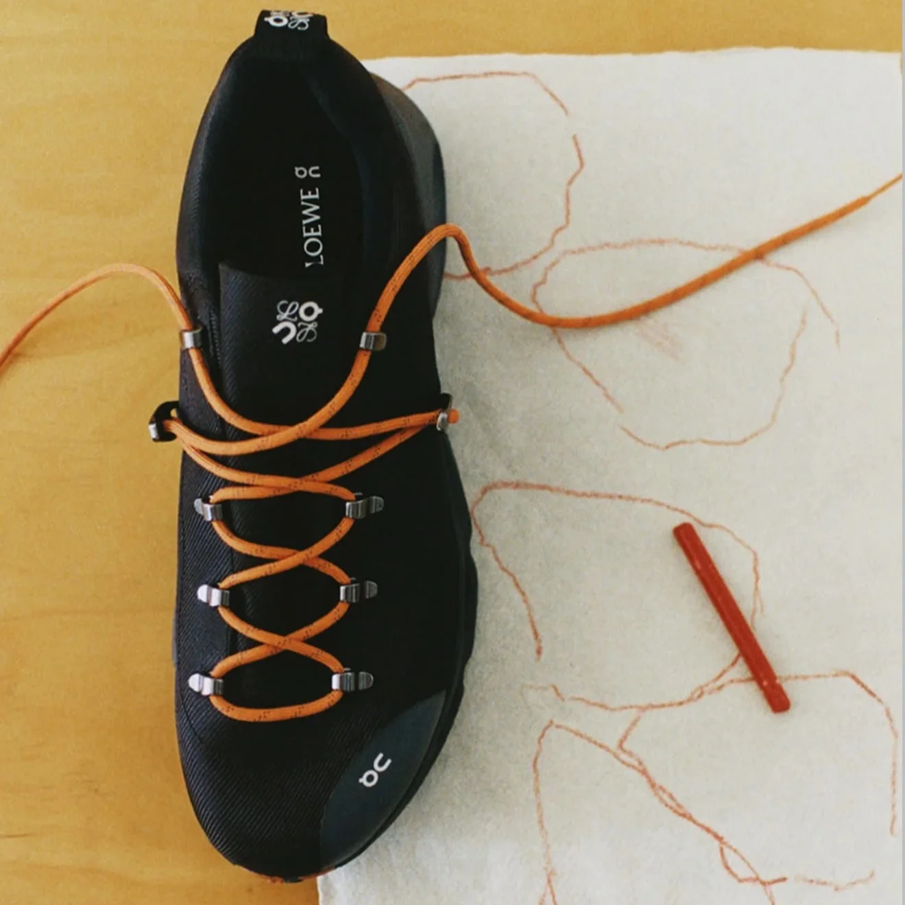 Loewe X on Cloudsolo Hiker Sneaker Men Black - photo 6