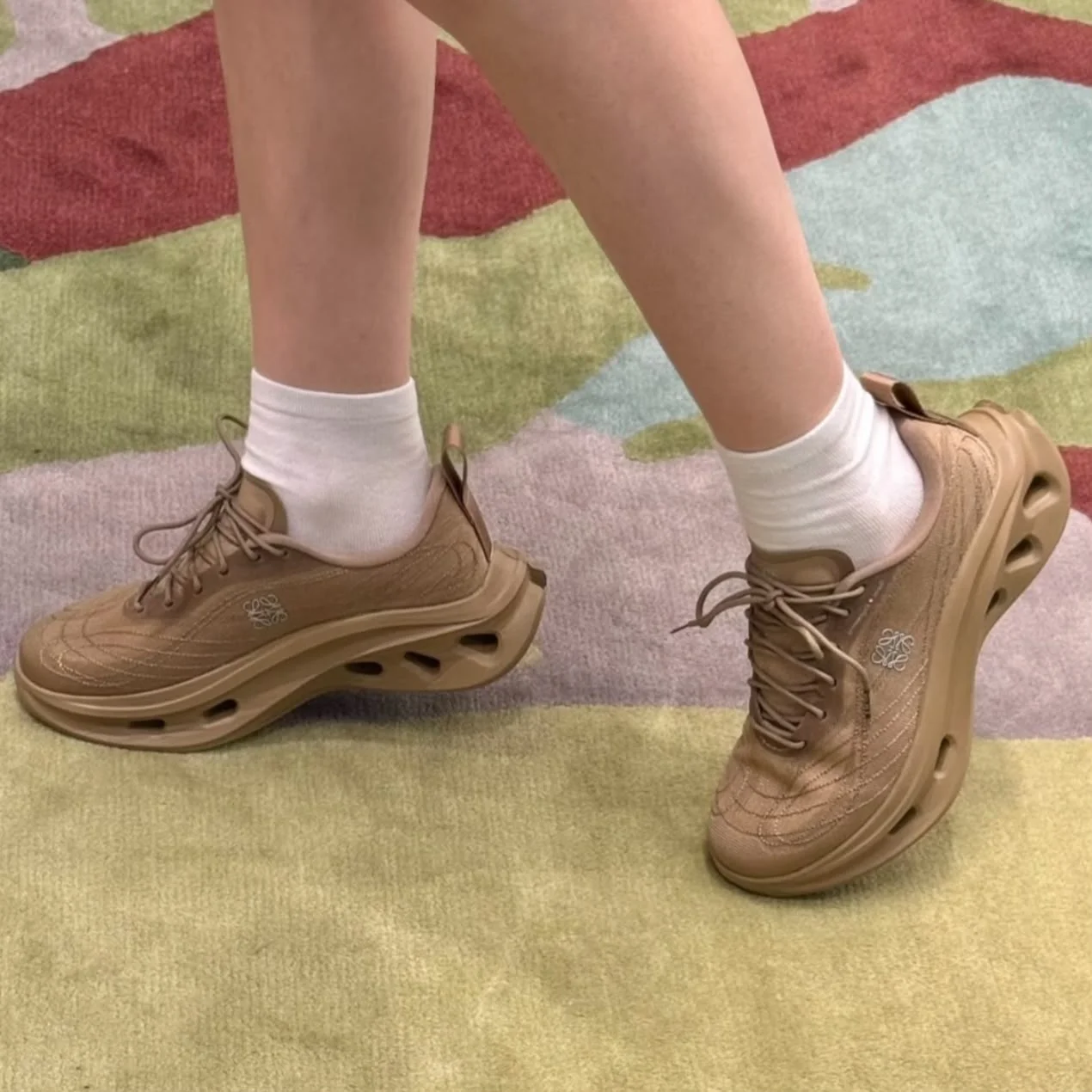 Loewe X ON Cloudtilt Cosmic Sneaker Women Dark Sand - photo 8