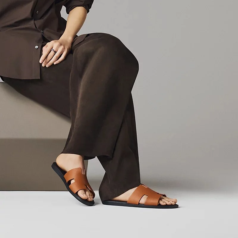 Hermes Izmir Sandal Epsom Gold Heritage - photo 4