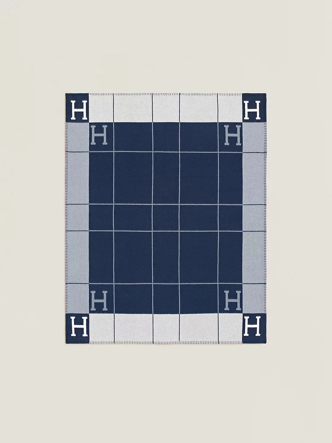 Hermes Hermes Avalon Blanket Ecru White / Caban