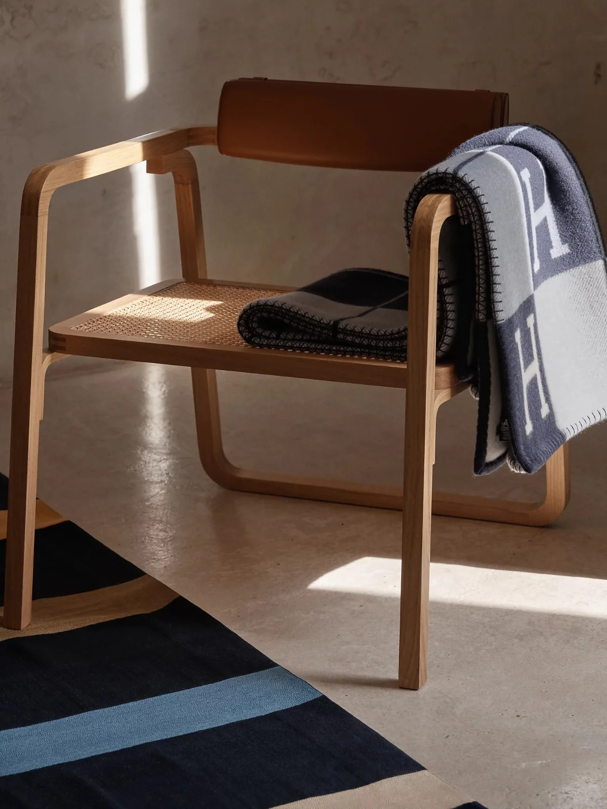 Hermes Avalon Blanket Ecru White / Caban - photo 4