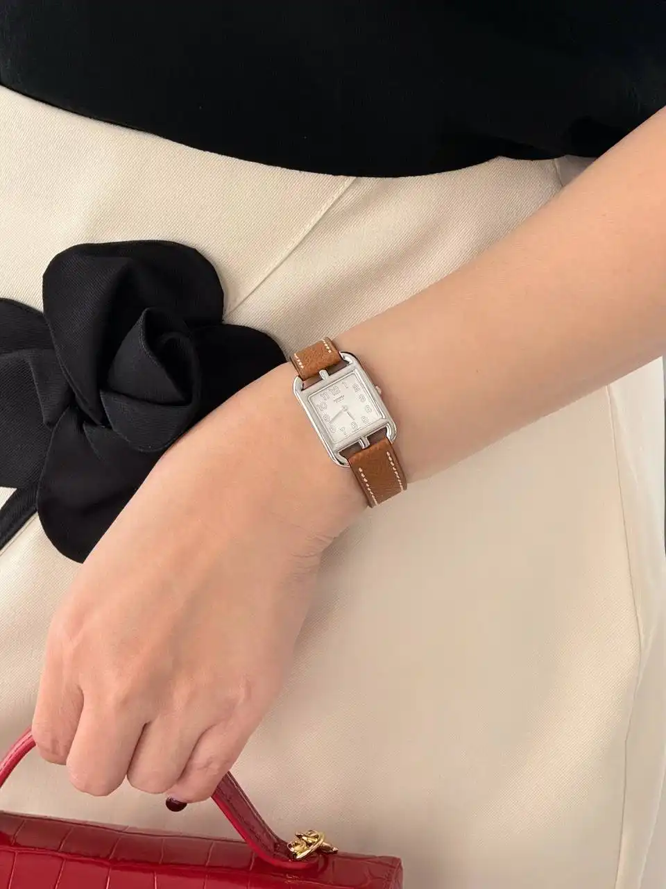Hermes Hermes Cape Cod Gold Epsom PHW 31mm