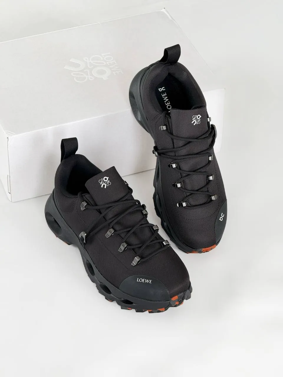 LOEWE Loewe X on Cloudsolo Hiker Sneaker Men Black