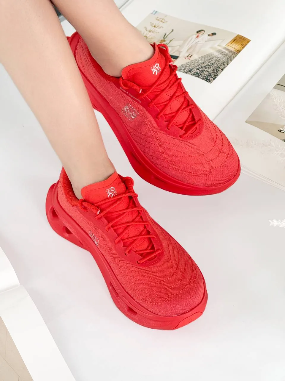 Loewe X ON Cloudtilt Cosmic Sneaker Women Bright Orange - photo 4