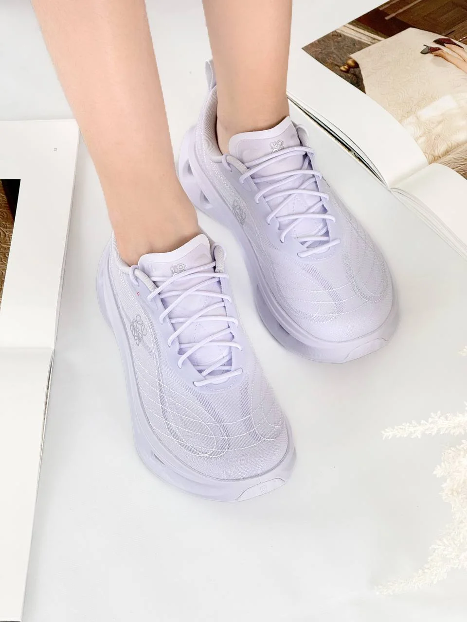 Loewe X ON Cloudtilt Cosmic Sneaker Women Lilac - photo 3