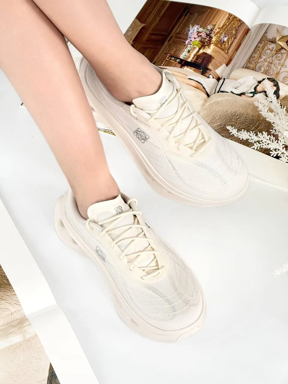 Loewe X ON Cloudtilt Cosmic Sneaker Women White - photo 4
